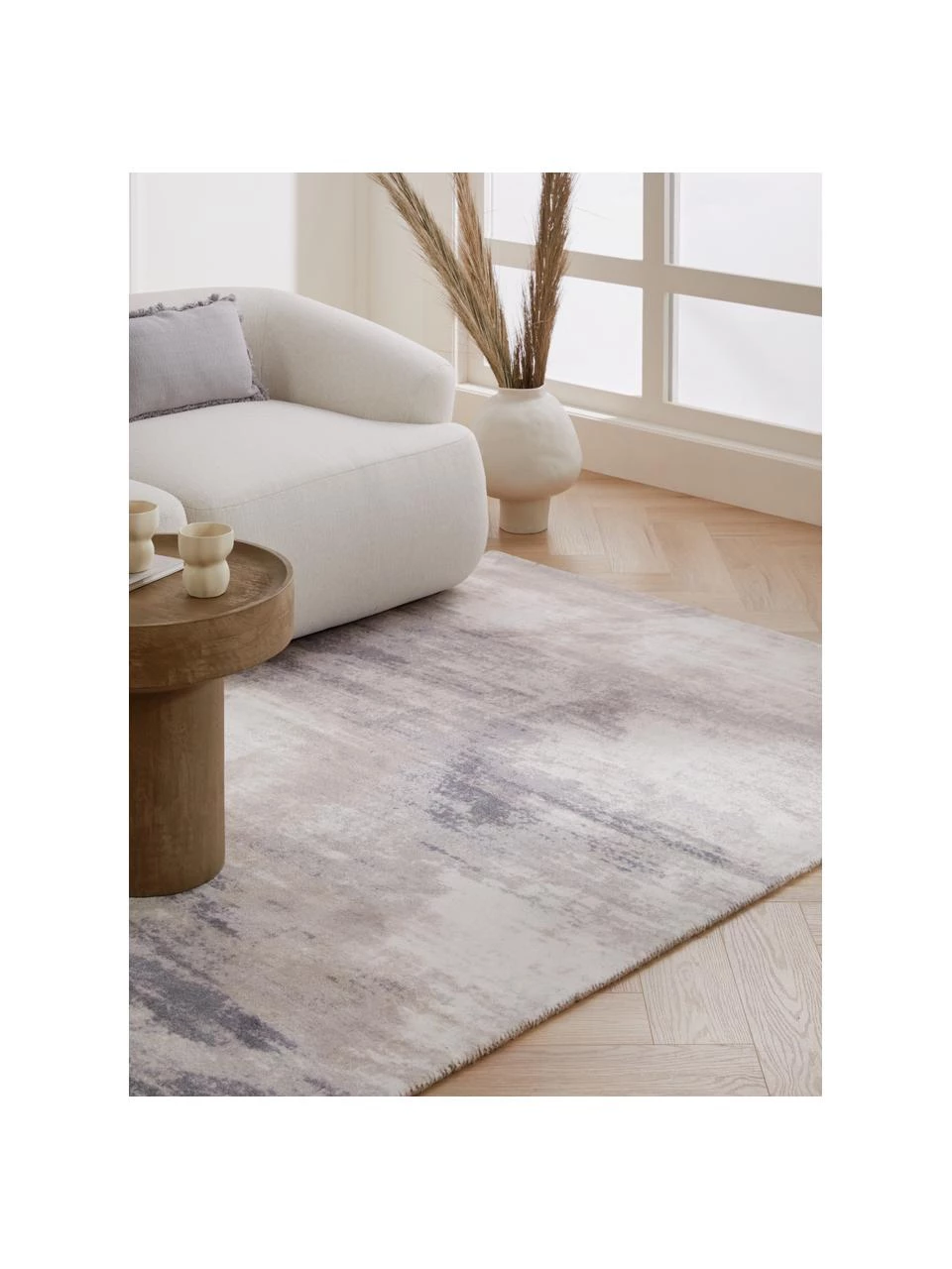 Westwing Collection Design Kurzflor-Teppich Aviva in Blau, B 80 x L 150 cm (Größe XS) 4 Westwing Collection Design Kurzflor-Teppich Aviva in Blau, B 80 x L 150 cm (Größe XS) – Bild 2