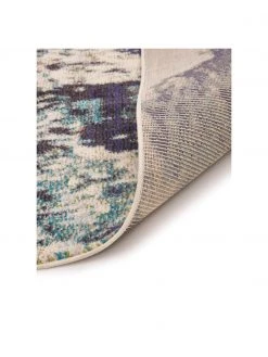 Designteppich Celestial in Blau-Creme, B 120 x L 180 cm (Größe S) -Teppiche Verkaufsgeschäft Designteppich Celestial in Blau Creme 5