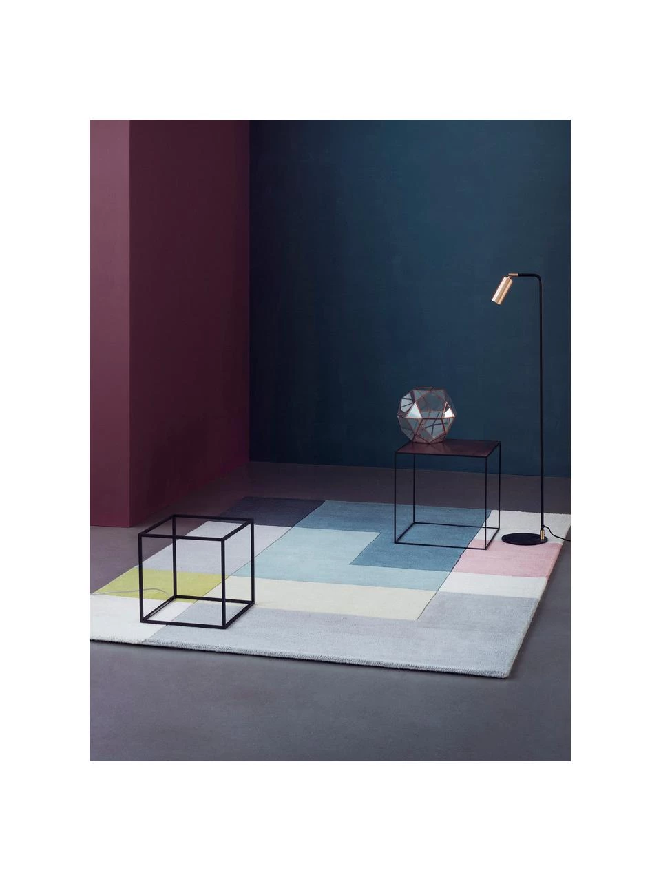 Linie Design Designteppich Ometri aus Wolle, handgetuftet, B 170 x L 240 cm (Größe M) 4 Linie Design Designteppich Ometri aus Wolle, handgetuftet, B 170 x L 240 cm (Größe M) – Bild 2