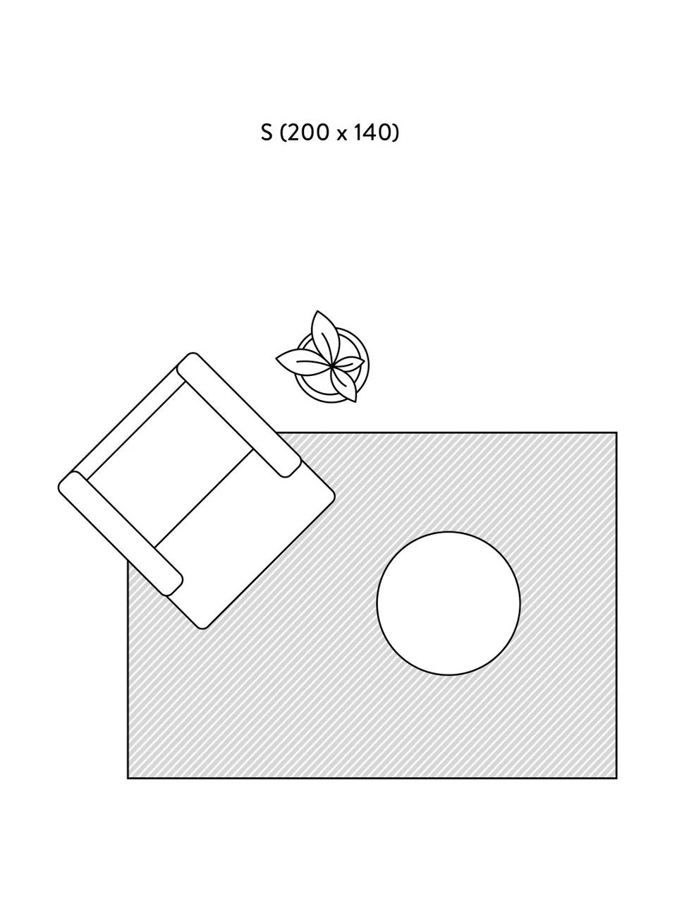 Louis de Poortere Designteppich Streaks in Grau/Gelb, B 140 x L 200 cm (Größe S) 8 Louis de Poortere Designteppich Streaks in Grau/Gelb, B 140 x L 200 cm (Größe S) – Bild 6