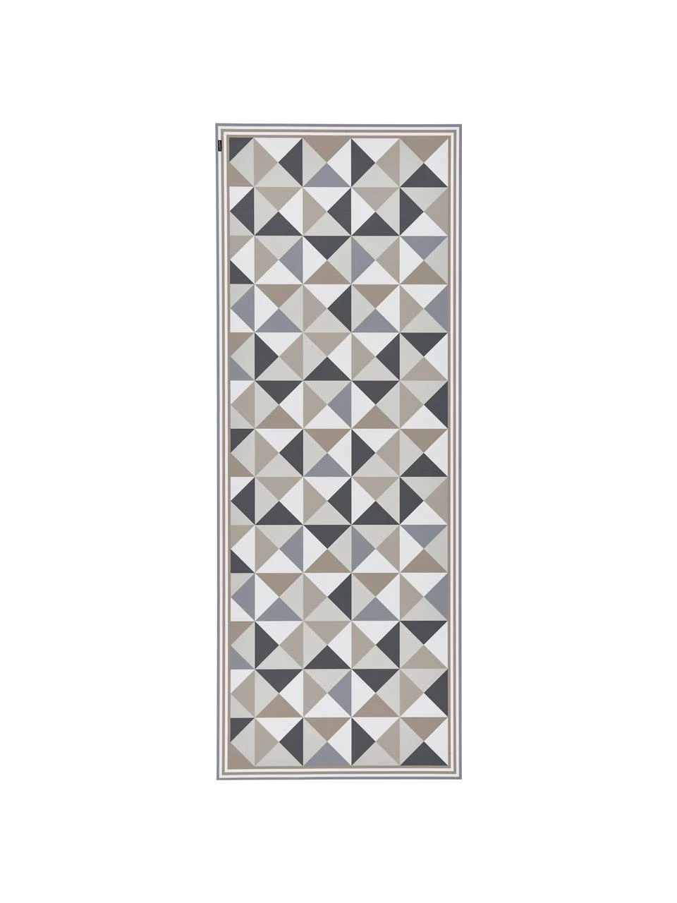 MySpotti Flache Vinyl-Bodenmatte Haakon in Grau/Beige, rutschfest, B 68 x L 180 cm 3 MySpotti Flache Vinyl-Bodenmatte Haakon in Grau/Beige, rutschfest, B 68 x L 180 cm