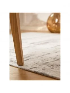 Westwing Collection Flachgewebter Baumwollteppich Louisa in Silber/Hellgrau, B 80 x L 150 cm (Größe XS) -Teppiche Verkaufsgeschäft Flachgewebter Baumwollteppich Louisa in SilberHellgrau 5