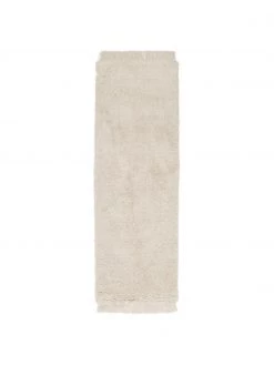 Westwing Collection Flauschiger Hochflor-Läufer Dreamy mit Fransen, B 80 x L 250 cm