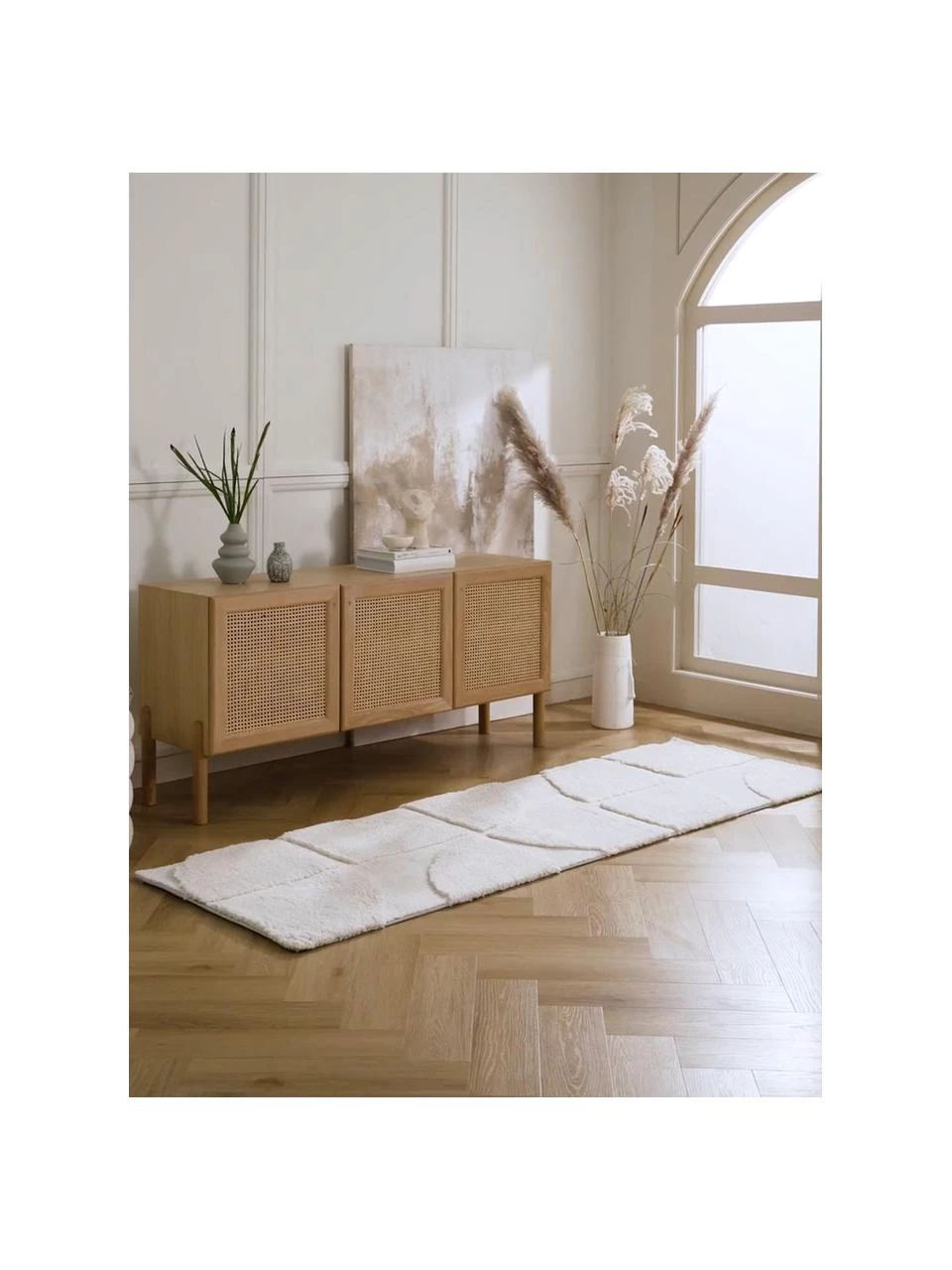 Westwing Collection Flauschiger Hochflor-Läufer Jade mit erhabener Hoch-Tief-Struktur, B 80 x L 200 cm 4 Westwing Collection Flauschiger Hochflor-Läufer Jade mit erhabener Hoch-Tief-Struktur, B 80 x L 200 cm – Bild 2