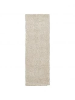 Westwing Collection Flauschiger Hochflor-Läufer Marsha in Beige, B 80 x L 200 cm