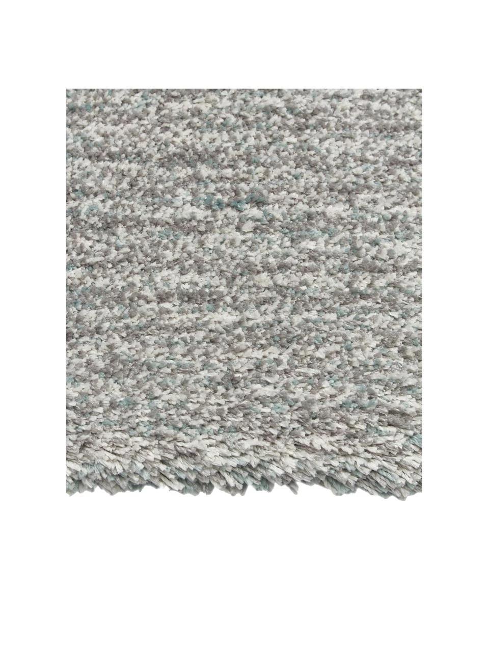 Westwing Collection Flauschiger Hochflor-Läufer Marsha in Grau/Mintgrün, B 80 x L 200 cm 5 Westwing Collection Flauschiger Hochflor-Läufer Marsha in Grau/Mintgrün, B 80 x L 200 cm – Bild 3