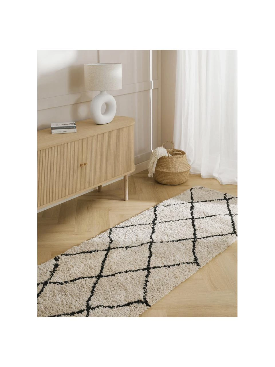 Westwing Collection Flauschiger Hochflor-Läufer Nouria, handgetuftet, B 80 x L 200 cm 5 Westwing Collection Flauschiger Hochflor-Läufer Nouria, handgetuftet, B 80 x L 200 cm – Bild 3