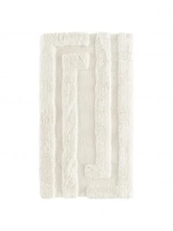 Alex Rivière x Westwing Collection Flauschiger Hochflor-Teppich Genève mit erhabener Hoch-Tief-Struktur, B 80 x L 150 cm (Größe XS)