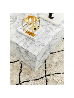 Westwing Collection Flauschiger Hochflor-Teppich Naima mit Fransen, handgetuftet, B 200 x L 300 cm (Größe L) -Teppiche Verkaufsgeschäft Flauschiger Hochflor Teppich Naima mit Fransen handgetuftet 2