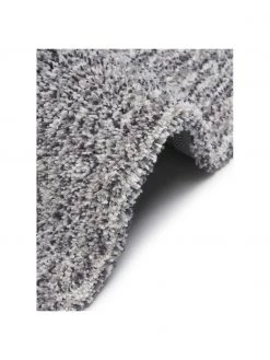 Westwing Collection Flauschiger Melange Hochflor-Teppich Marsha in Grau, B 80 x L 150 cm (Größe XS) -Teppiche Verkaufsgeschäft Flauschiger Melange Hochflor Teppich Marsha in Grau 4