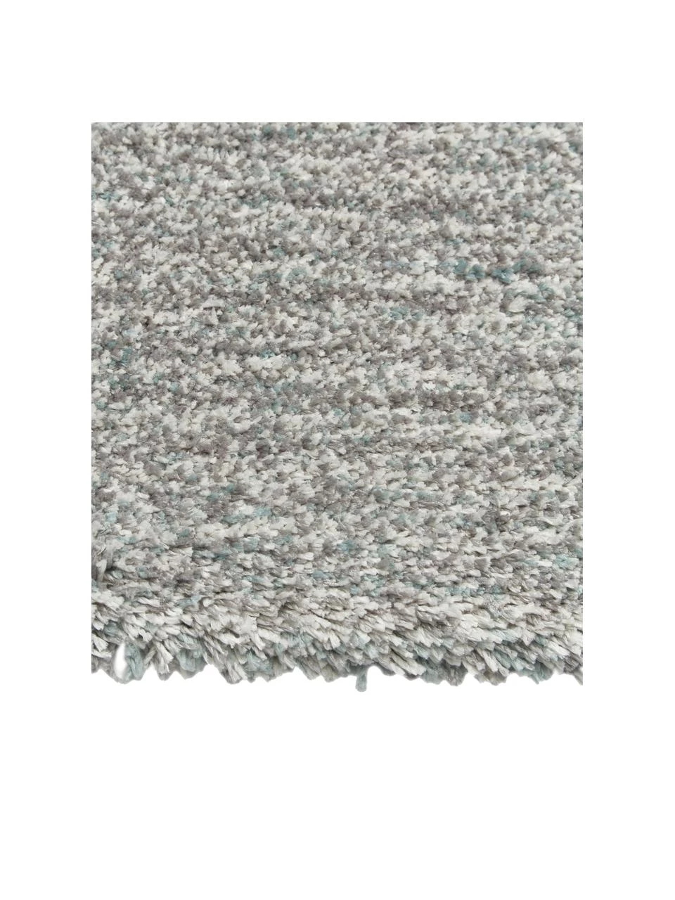 Westwing Collection Flauschiger Melange Hochflor-Teppich Marsha in Grau/Mintgrün, B 80 x L 150 cm (Größe XS) 6 Westwing Collection Flauschiger Melange Hochflor-Teppich Marsha in Grau/Mintgrün, B 80 x L 150 cm (Größe XS) – Bild 4