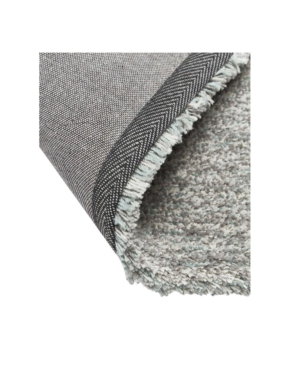 Westwing Collection Flauschiger Melange Hochflor-Teppich Marsha in Grau/Mintgrün, B 80 x L 150 cm (Größe XS) 7 Westwing Collection Flauschiger Melange Hochflor-Teppich Marsha in Grau/Mintgrün, B 80 x L 150 cm (Größe XS) – Bild 5