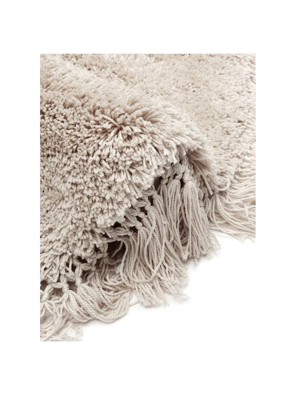 Westwing Collection Flauschiger runder Hochflor-Teppich Dreamy mit Fransen, Ø 120 cm (Größe S) 8 Westwing Collection Flauschiger runder Hochflor-Teppich Dreamy mit Fransen, Ø 120 cm (Größe S) – Bild 6