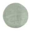 Westwing Collection Flauschiger runder Hochflor-Teppich Leighton in Mintgrün, Ø 120 cm (Größe S) -Teppiche Verkaufsgeschäft Flauschiger runder Hochflor Teppich Leighton in Mintgrun