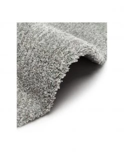 Westwing Collection Flauschiger runder Hochflor-Teppich Marsha in Grau/Mintgrün, Ø 120 cm (Größe S) -Teppiche Verkaufsgeschäft Flauschiger runder Hochflor Teppich Marsha in GrauMintgrun 5