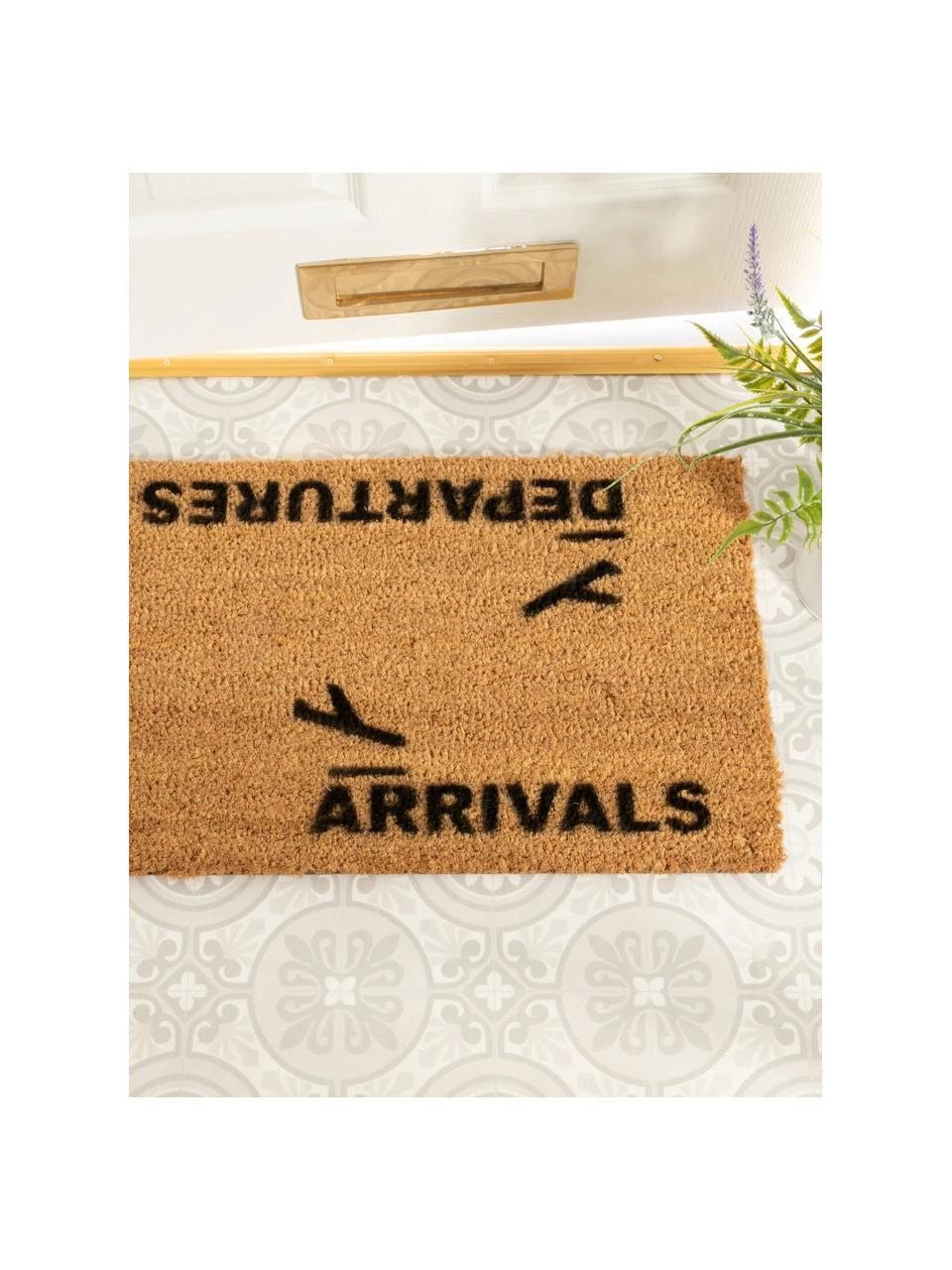 Fußmatte Arrivals and Departures, B 40 x L 60 cm 4 Fußmatte Arrivals and Departures, B 40 x L 60 cm – Bild 2