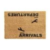 Fußmatte Arrivals and Departures, B 40 x L 60 cm -Teppiche Verkaufsgeschäft Fussmatte Arrivals and Departures