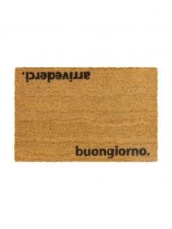 Teppiche Verkaufsgeschäft 24 Fußmatte Arrivederci, B 40 x L 60 cm