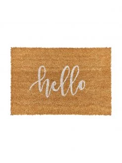 Fußmatte Hello, B 40 x L 60 cm
