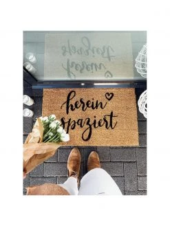 Teppiche Verkaufsgeschäft -Teppiche Verkaufsgeschäft Fussmatte Hereinspaziert 1