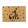 Fußmatte Oh Hello, B 40 x L 60 cm 1 Fußmatte Oh Hello, B 40 x L 60 cm -Teppiche Verkaufsgeschäft Fussmatte Oh Hello