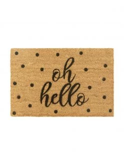 Fußmatte Oh Hello, B 40 x L 60 cm