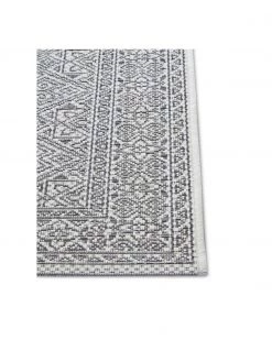 Gemusterter In- & Outdoor-Läufer Jaffa in Anthrazit, B 70 x L 300 cmNur noch 1 Artikel verfügbar -Teppiche Verkaufsgeschäft Gemusterter In and Outdoor Laufer Jaffa in Anthrazit 3