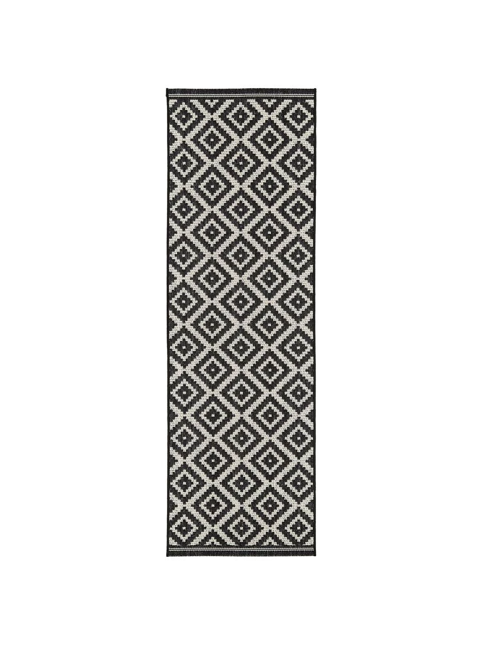 Westwing Collection Gemusterter In- & Outdoor-Läufer Miami in Schwarz/Weiß, B 80 x L 250 cm 3 Westwing Collection Gemusterter In- & Outdoor-Läufer Miami in Schwarz/Weiß, B 80 x L 250 cm