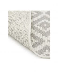 Westwing Collection Gemusterter In- & Outdoor-Teppich Miami in Grau/Weiß, B 80 x L 150 cm (Größe XS) 12 Westwing Collection Gemusterter In- & Outdoor-Teppich Miami in Grau/Weiß, B 80 x L 150 cm (Größe XS) -Teppiche Verkaufsgeschäft Gemusterter In and Outdoor Teppich Miami in GrauWeiss 4