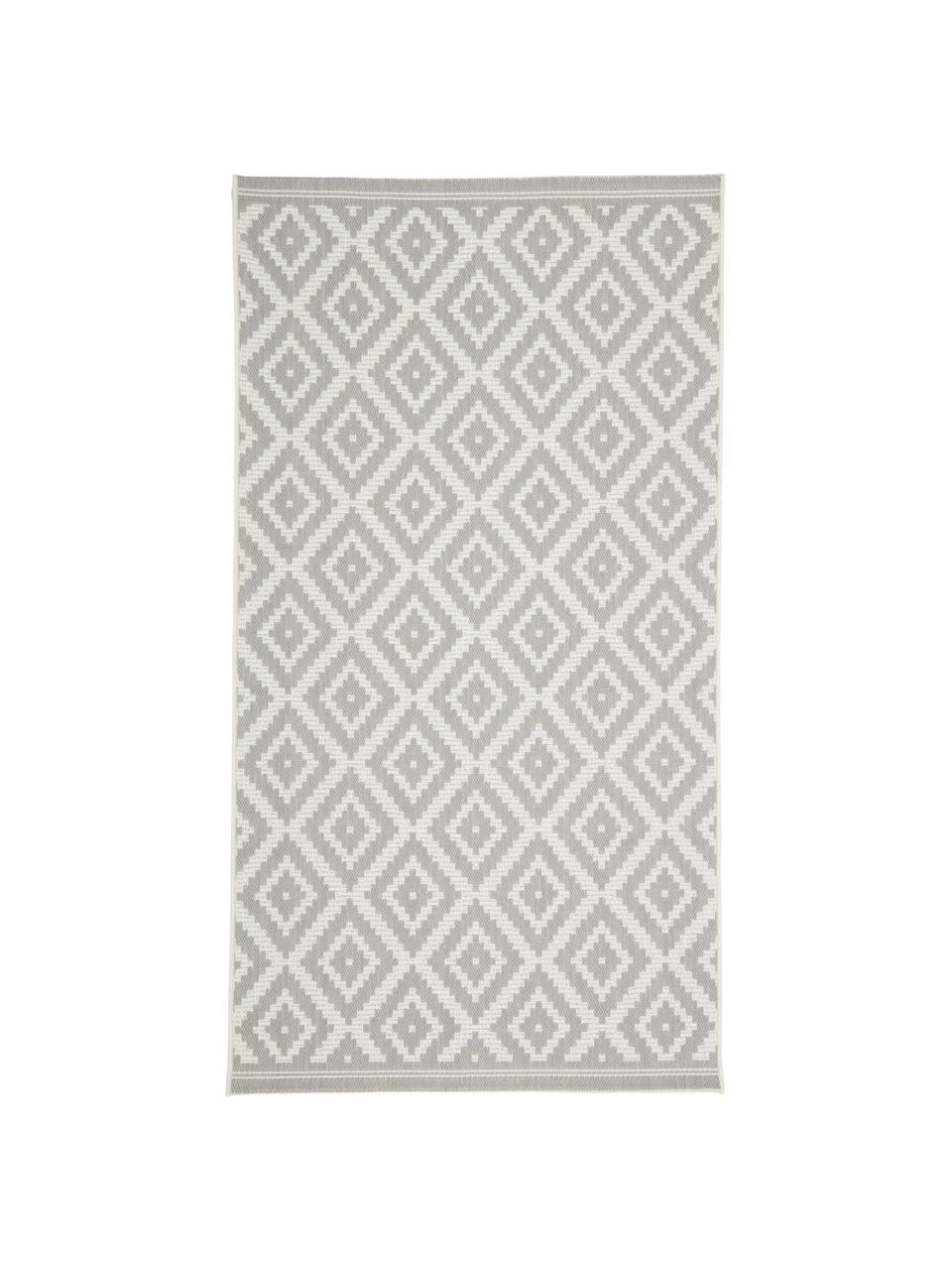 Westwing Collection Gemusterter In- & Outdoor-Teppich Miami in Grau/Weiß, B 80 x L 150 cm (Größe XS) 3 Westwing Collection Gemusterter In- & Outdoor-Teppich Miami in Grau/Weiß, B 80 x L 150 cm (Größe XS)