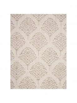 Gemusterter In- & Outdoor-Teppich Stan in Beige/Weiß, B 80 x L 150 cm (Größe XS) -Teppiche Verkaufsgeschäft Gemusterter In and Outdoor Teppich Stan in BeigeWeiss 2