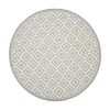 Westwing Collection Gemusterter runder In- & Outdoor-Teppich Miami in Grau/Weiß, Ø 140 cm (Größe M) 2 Westwing Collection Gemusterter runder In- & Outdoor-Teppich Miami in Grau/Weiß, Ø 140 cm (Größe M) -Teppiche Verkaufsgeschäft Gemusterter runder In and Outdoor Teppich Miami in GrauWeiss
