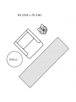 Westwing Collection Gestreifter Baumwollläufer Blocker in Grau/Weiß, handgewebt, B 70 x L 250 cm -Teppiche Verkaufsgeschäft Gestreifter Baumwolllaufer Blocker in GrauWeiss handgewebt 2