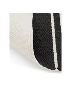 Westwing Collection Gestreifter Baumwollteppich Vigga mit Quasten, handgewebt, B 120 x L 180 cm (Größe S) -Teppiche Verkaufsgeschäft Gestreifter Baumwollteppich Vigga mit Quasten handgewebt 4