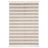 Westwing Collection Gestreifter Baumwollteppich Vigga mit Quasten, handgewebt, B 160 x L 230 cm (Größe M)Nur noch wenige verfügbar
