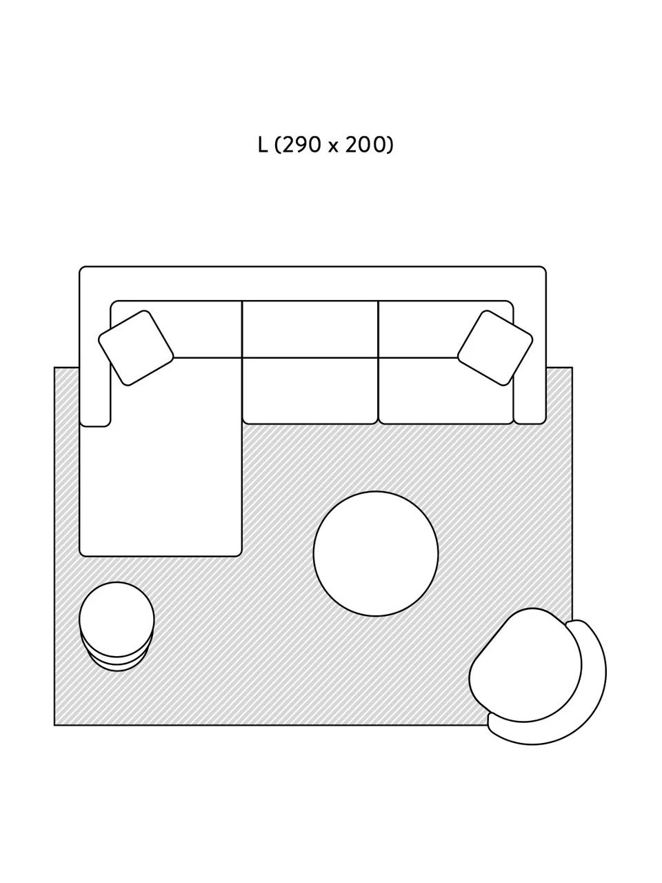 Westwing Collection Gestreifter In- & Outdoor-Teppich Axa in Blau/Cremeweiß, B 200 x L 290 cm (Größe L) 7 Westwing Collection Gestreifter In- & Outdoor-Teppich Axa in Blau/Cremeweiß, B 200 x L 290 cm (Größe L) – Bild 6