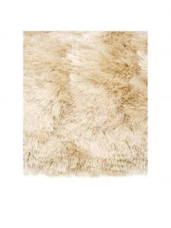 Westwing Collection Glänzender Hochflor-Teppich Jimmy in Elfenbein, rund, Ø 120 cm (Größe S) 11 Westwing Collection Glänzender Hochflor-Teppich Jimmy in Elfenbein, rund, Ø 120 cm (Größe S) -Teppiche Verkaufsgeschäft Glanzender Hochflor Teppich Jimmy in Elfenbein rund 3