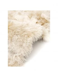 Westwing Collection Glänzender Hochflor-Teppich Jimmy in Elfenbein, rund, Ø 120 cm (Größe S) 13 Westwing Collection Glänzender Hochflor-Teppich Jimmy in Elfenbein, rund, Ø 120 cm (Größe S) -Teppiche Verkaufsgeschäft Glanzender Hochflor Teppich Jimmy in Elfenbein rund 5