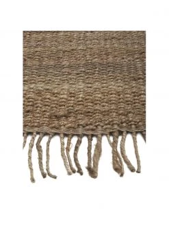 Westwing Collection Handgefertigter Jute-Teppich Naturals mit Fransen, B 60 x L 90 cm (Größe XXS) -Teppiche Verkaufsgeschäft Handgefertigter Jute Teppich Naturals mit Fransen 4