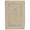 Westwing Collection Handgefertigter Jute-Teppich Sharmila, B 60 x L 90 cm (Größe XXS) -Teppiche Verkaufsgeschäft Handgefertigter Jute Teppich Sharmila