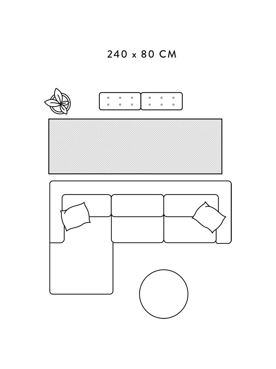 Westwing Collection Handgetufteter Baumwollläufer Asisa mit Zickzack-Muster und Fransen, B 80 x L 250 cm 5 Westwing Collection Handgetufteter Baumwollläufer Asisa mit Zickzack-Muster und Fransen, B 80 x L 250 cm – Bild 3