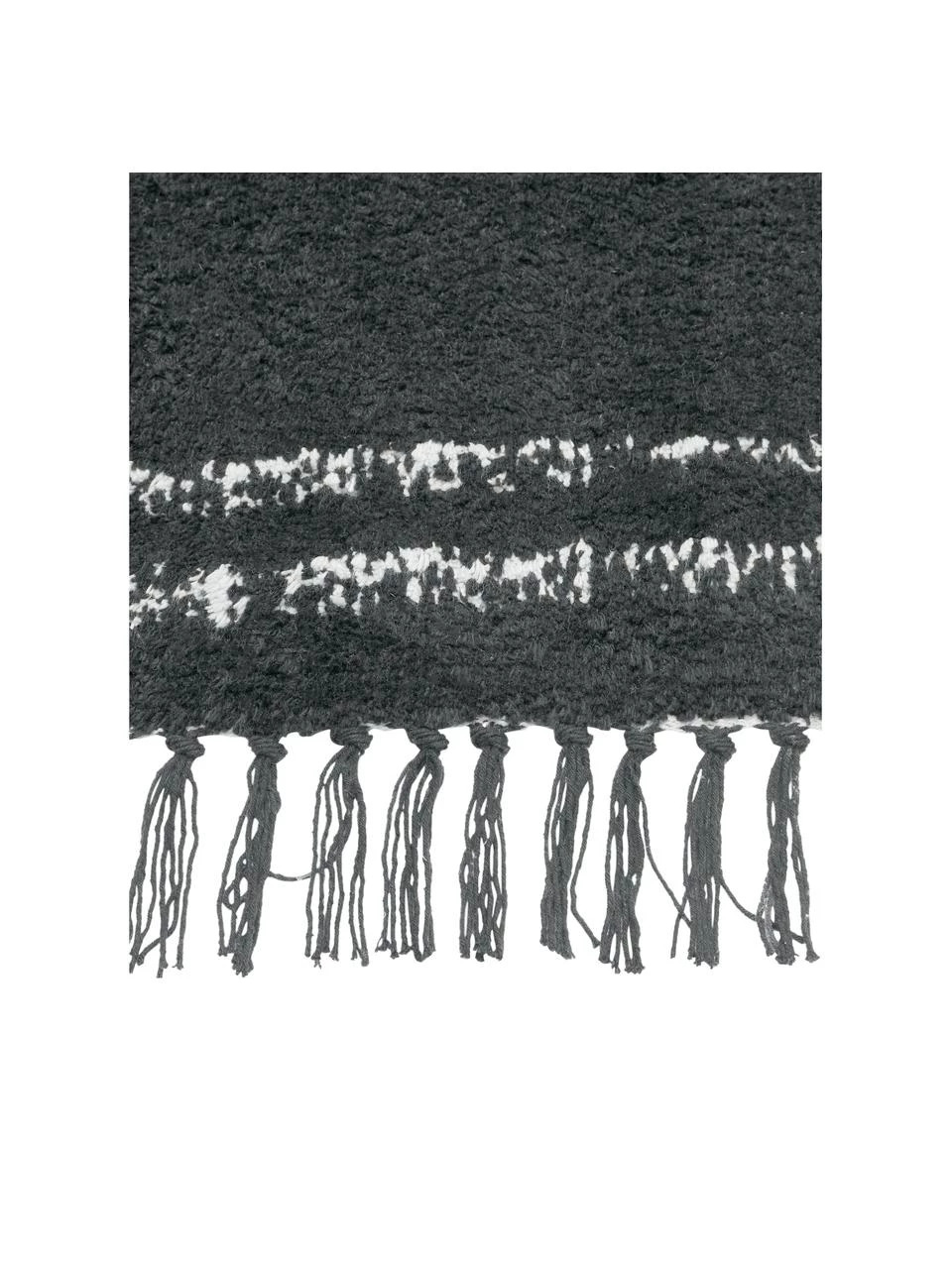 Westwing Collection Handgetufteter Baumwollteppich Asisa mit Zickzack-Muster und Fransen, B 120 x L 180 cm (Größe S) 6 Westwing Collection Handgetufteter Baumwollteppich Asisa mit Zickzack-Muster und Fransen, B 120 x L 180 cm (Größe S) – Bild 4