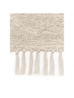 Westwing Collection Handgetufteter Baumwollteppich Lines mit Fransen, B 80 x L 150 cm (Größe XS) -Teppiche Verkaufsgeschäft Handgetufteter Baumwollteppich Lines mit Fransen 4