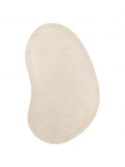 Teppiche Verkaufsgeschäft 30 Westwing Collection Handgetufteter Beiger Wollteppich Kadey in organischer Form, B 150 x L 230 cm (Größe M)