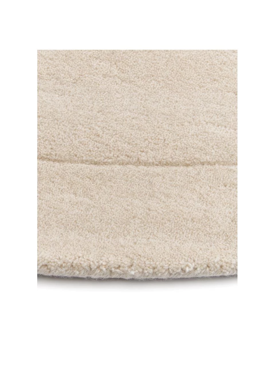 Westwing Collection Handgetufteter Beiger Wollteppich Kadey in organischer Form, B 150 x L 230 cm (Größe M) 7 Westwing Collection Handgetufteter Beiger Wollteppich Kadey in organischer Form, B 150 x L 230 cm (Größe M) – Bild 5