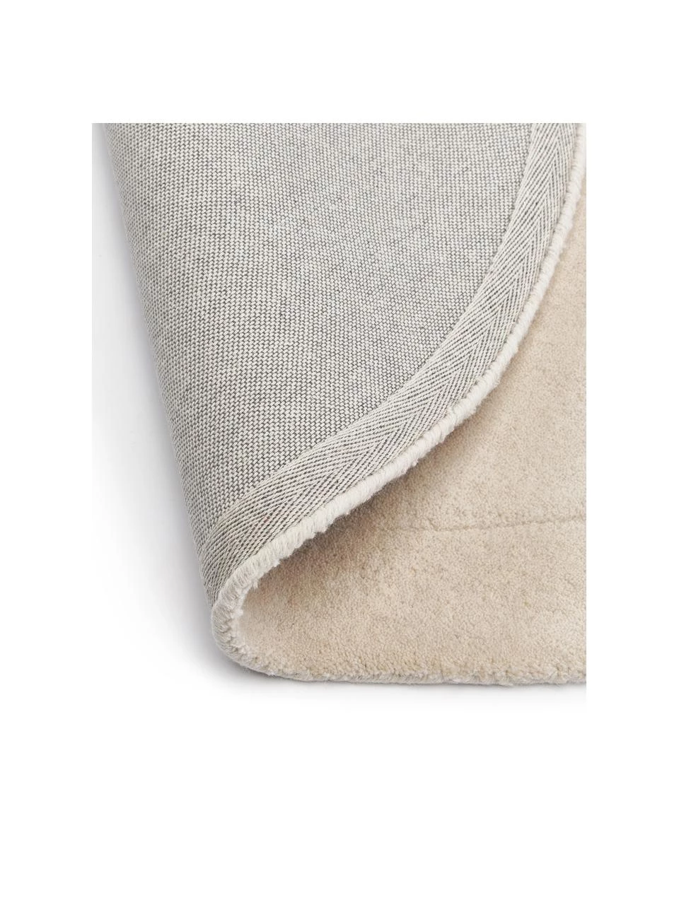 Westwing Collection Handgetufteter Beiger Wollteppich Kadey in organischer Form, B 150 x L 230 cm (Größe M) 8 Westwing Collection Handgetufteter Beiger Wollteppich Kadey in organischer Form, B 150 x L 230 cm (Größe M) – Bild 6