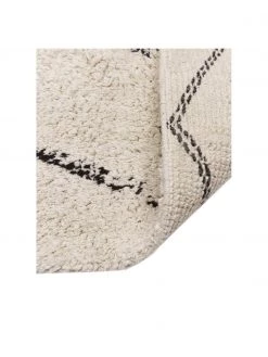 Westwing Collection Handgetufteter Boho-Baumwolll&auml;ufer Bina mit Rautenmuster und Fransen, B 80 x L 200 cm -Teppiche Verkaufsgeschäft Handgetufteter Boho Baumwolllaufer Bina mit Rautenmuster und Fransen 4