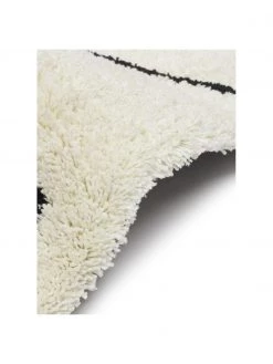 Westwing Collection Handgetufteter Hochflor-Teppich Davin in Cremefarben, B 80 x L 150 cm (Größe XS) -Teppiche Verkaufsgeschäft Handgetufteter Hochflor Teppich Davin in Cremefarben 4