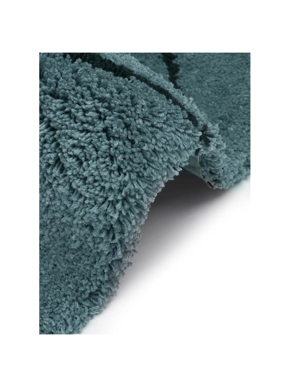 Westwing Collection Handgetufteter Hochflor-Teppich Davin in Petrol, B 80 x L 150 cm (Größe XS) 7 Westwing Collection Handgetufteter Hochflor-Teppich Davin in Petrol, B 80 x L 150 cm (Größe XS) – Bild 5