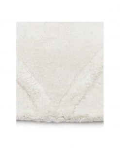 Westwing Collection Handgetufteter Viskoseläufer Shiny in Silbergrau mit Rautenmuster, B 80 x L 200 cm -Teppiche Verkaufsgeschäft Handgetufteter Viskoselaufer Shiny in Silbergrau mit Rautenmuster 2